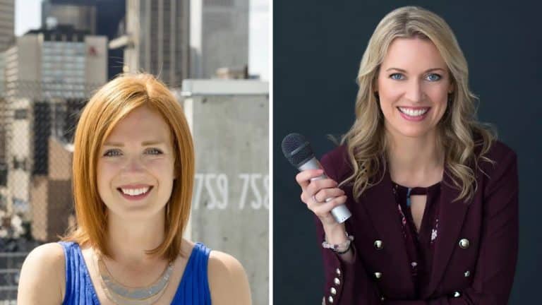 Afton Brazzoni and Carol Cox, side by side